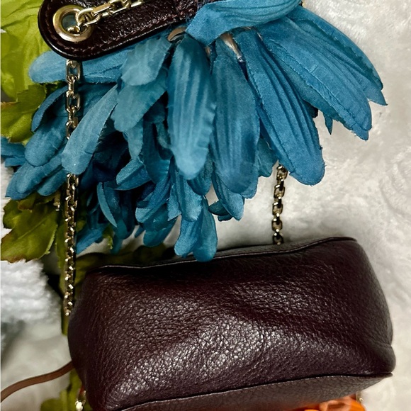 Chloe Mini Leather Crossbody with Chain Snap Closure - Picture 6 of 14